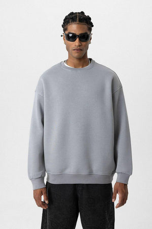Vamos Premium Oversized Sweatshirt in Grey