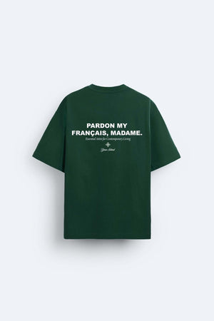 Garm Island Pardon Backprint T-shirt in green