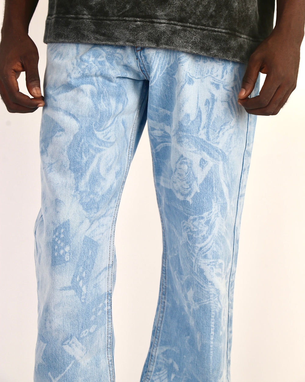 Difransel Cherub Denim Jeans in Light Blue