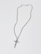 Crucifix Necklace in silver