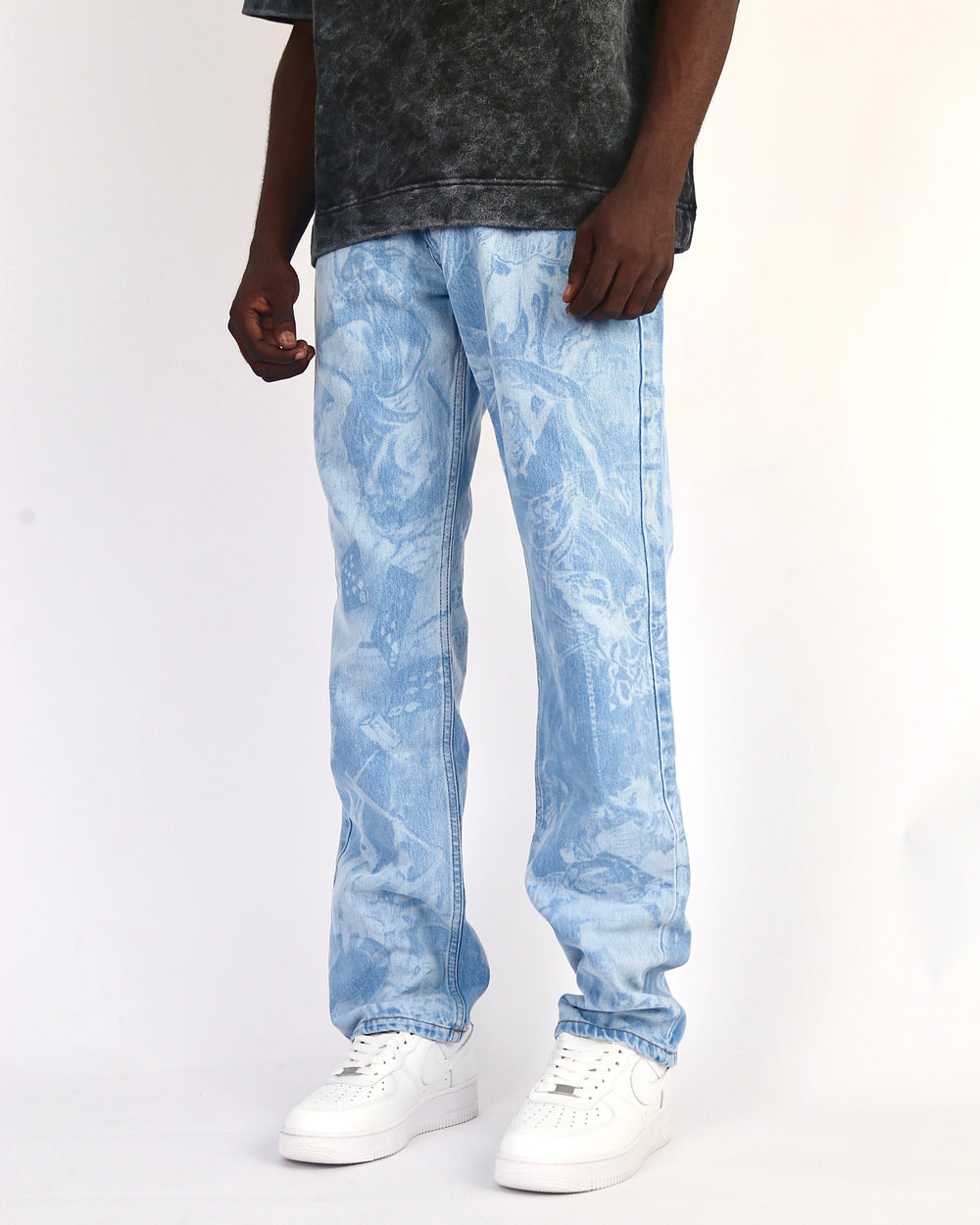 Difransel Cherub Denim Jeans in Light Blue