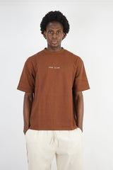 Garm Island Premium Oversized Waffle T-shirt in Brown