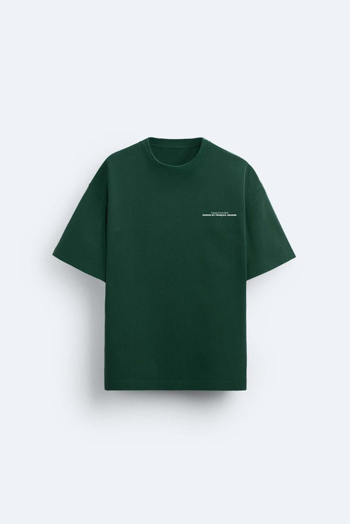 Garm Island Pardon Backprint T-shirt in green