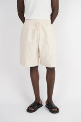 Vamos Linen Shorts in Beige