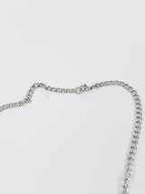 Crucifix Necklace in silver