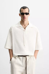 Garm Island Summer Polo Shirt in White