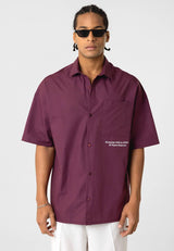 Essence of Life Defiant Shirt in burgundy