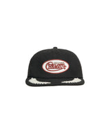 Creations hemst embroidery cap in black