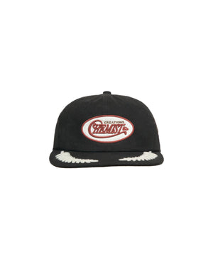Creations hemst embroidery cap in black