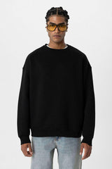 Vamos Premium Oversized Sweatshirt in Black