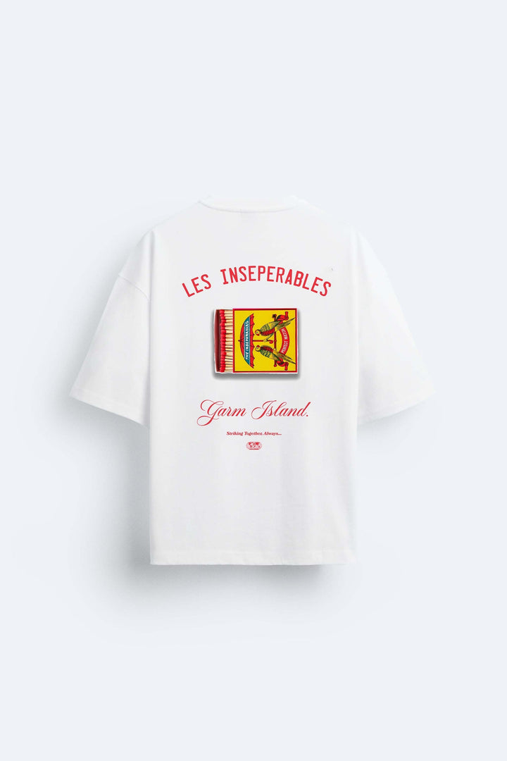 Garm Island Les Inseperable T-shirt in white