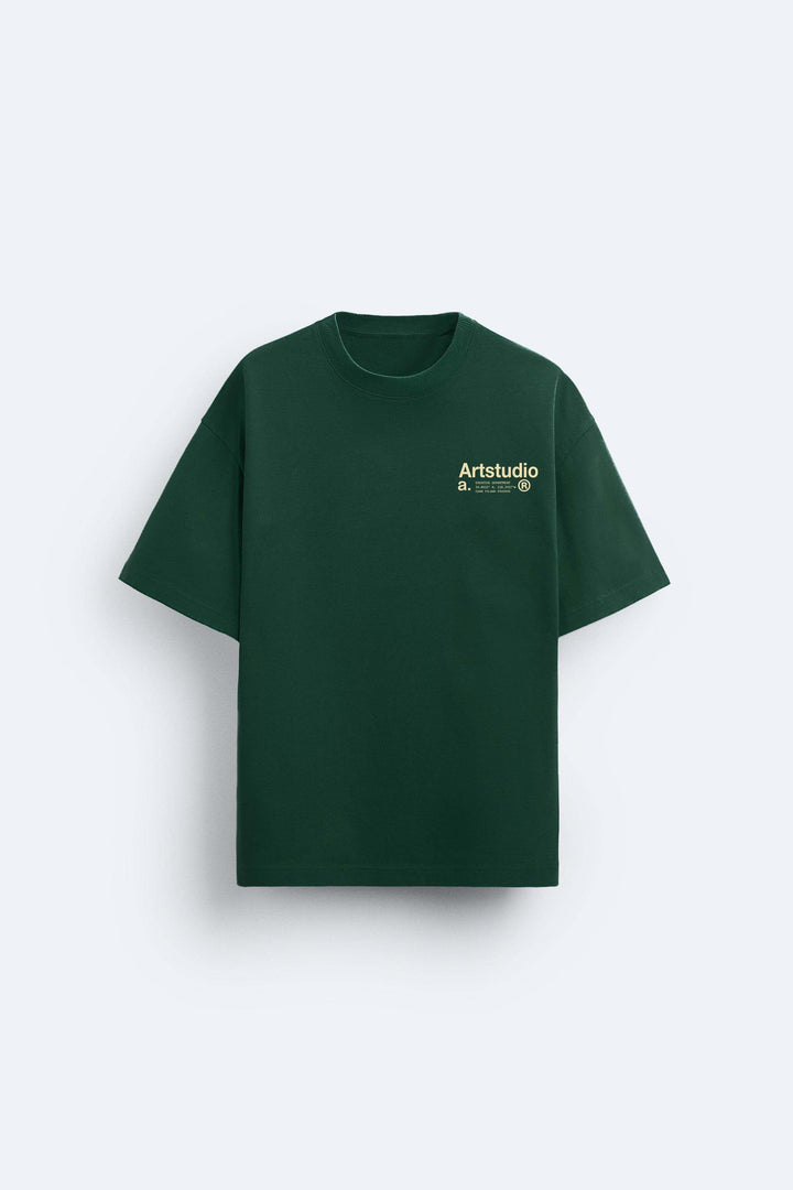 Garm Island Art Studios T-shirt in Green