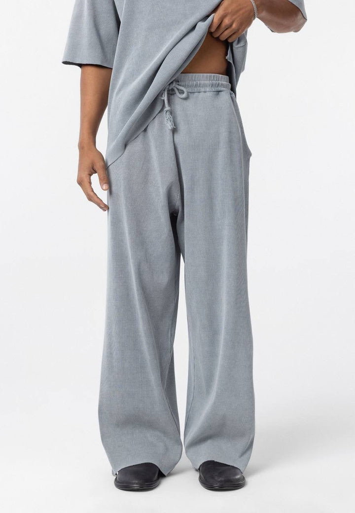 Essence of life washed pants in grey