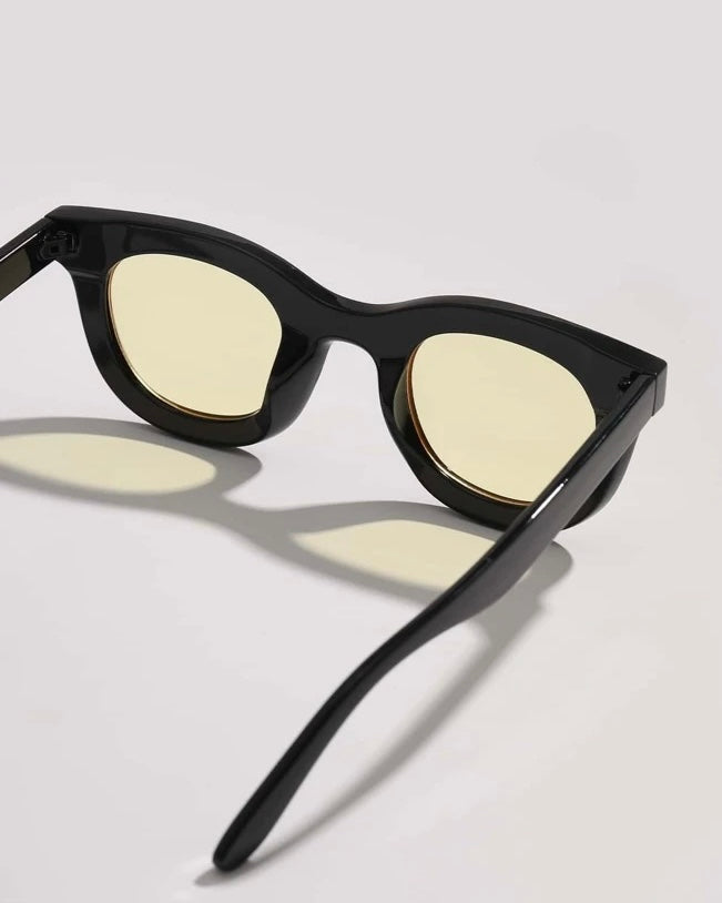 Garm Island retro yellow lens sun glasses