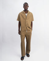 Garm Island Oversized Cotton Waffle Set in Khaki