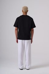 2512 t-shirt with constrast drawing in Black