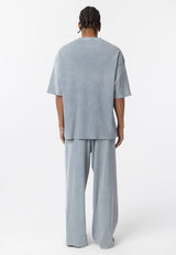 Essence of life washed pants in grey