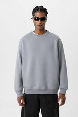 Vamos Premium Oversized Sweatshirt in Grey