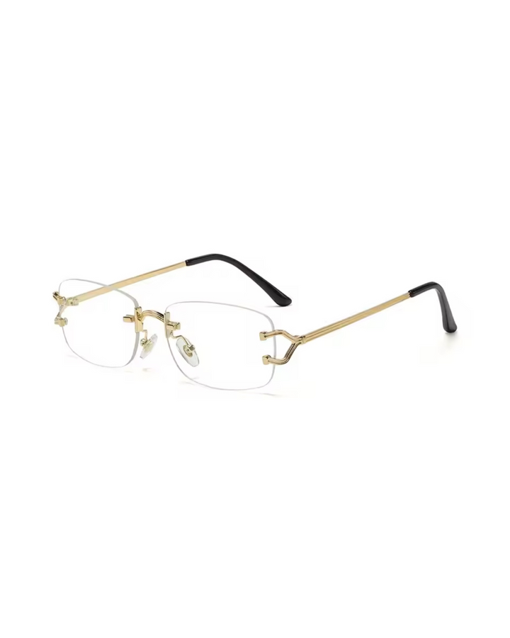 Vintage Rimless Transparent Sunglasses