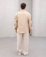 2morrow Floral Mosaic Shirt in Brown