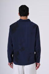 2512 All Over Loose Fit Shirt in Blue
