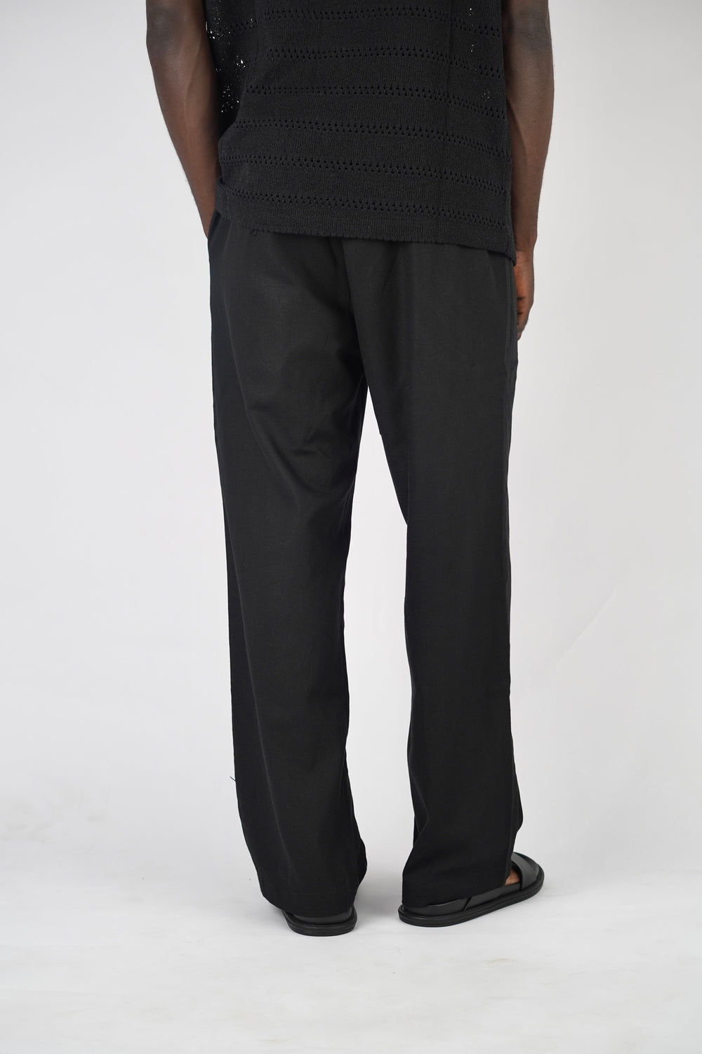 Garm Island Linen Hemp Pants in Black