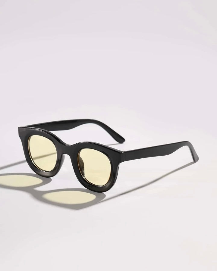 Garm Island retro yellow lens sun glasses