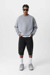 Vamos Premium Oversized Sweatshirt in Grey
