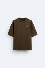 Garm Island Café T-shirt in brown