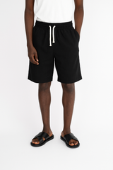 Vamos Linen Shorts in Black