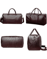 Venta woven duffel bag in brown
