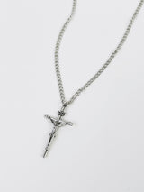 Crucifix Necklace in silver