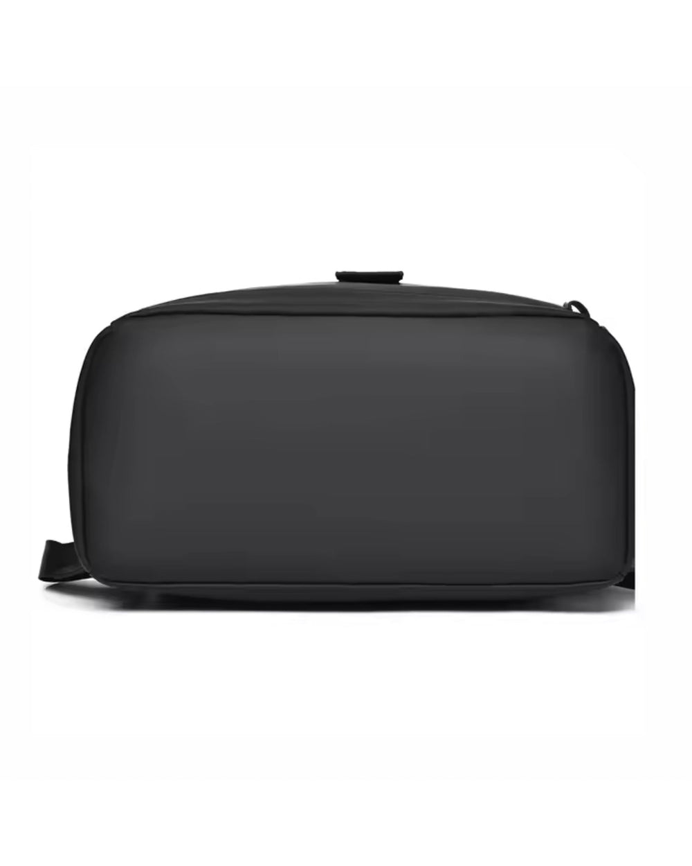 Consigned flap over backpack bag in black