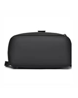 Consigned flap over backpack bag in black