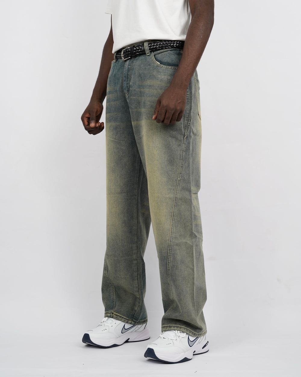GI baggy jeans in acid wash