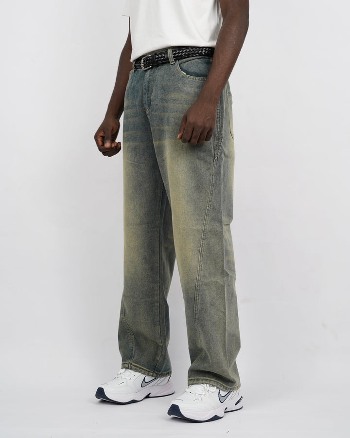 GI baggy jeans in acid wash