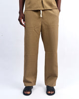 Garm Island Oversized Cotton Waffle Set in Khaki