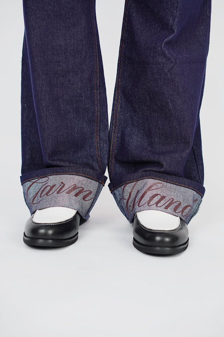 Garm Island Script Cuff Jeans