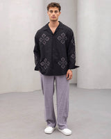 2morrow Mosaic Shirt in Black
