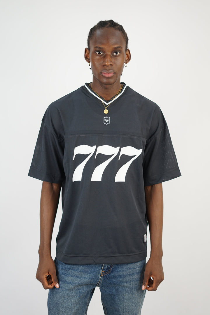 Vamos Premium League Mesh Jersey T-shirt in Grey
