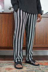 Massimo Cariño striped pants in black
