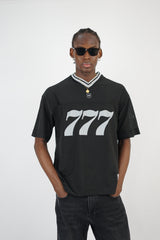 Vamos Premium League Mesh Jersey T-shirt in Black