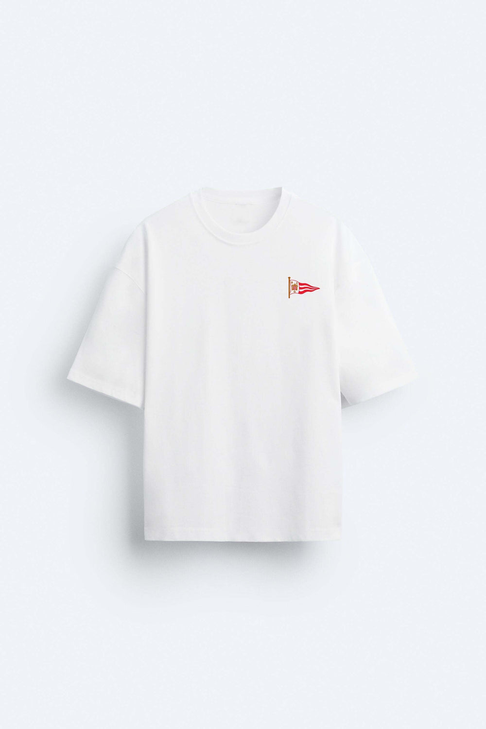 Garm Island Limited Edition Boat Club Flag T-shirt in White