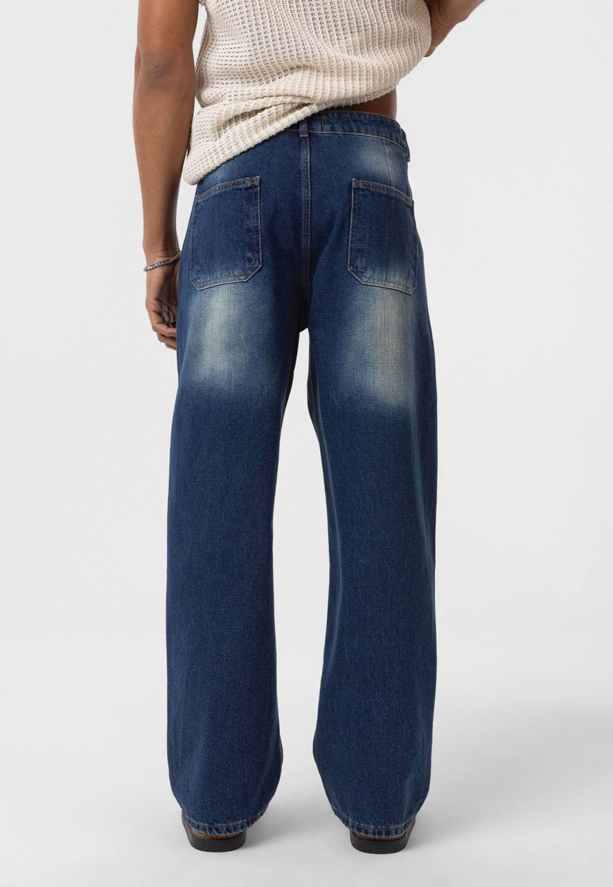 Vamos Baggy Jeans in Dark Blue