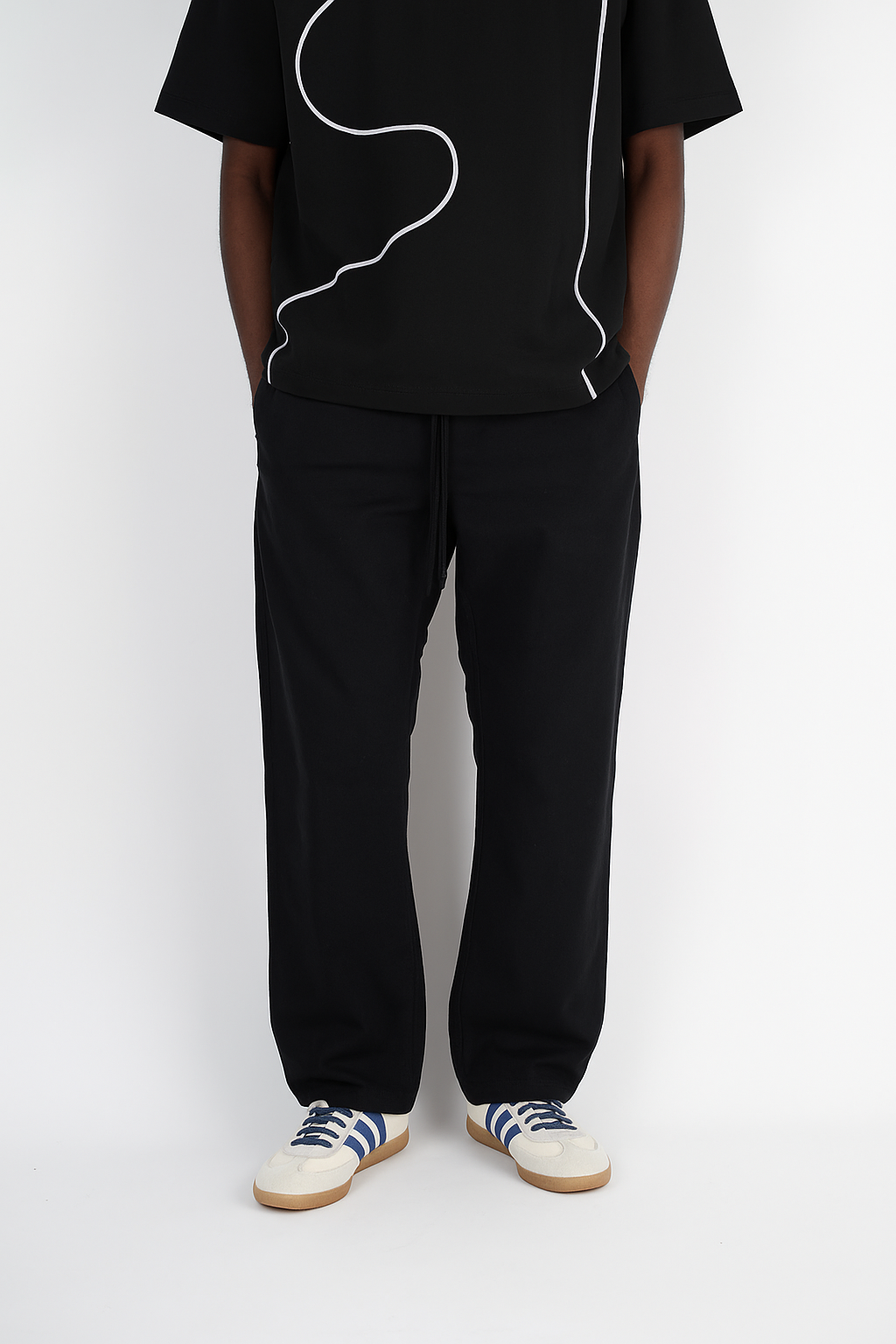 Artiemaster Cotton Sweatpants in Black