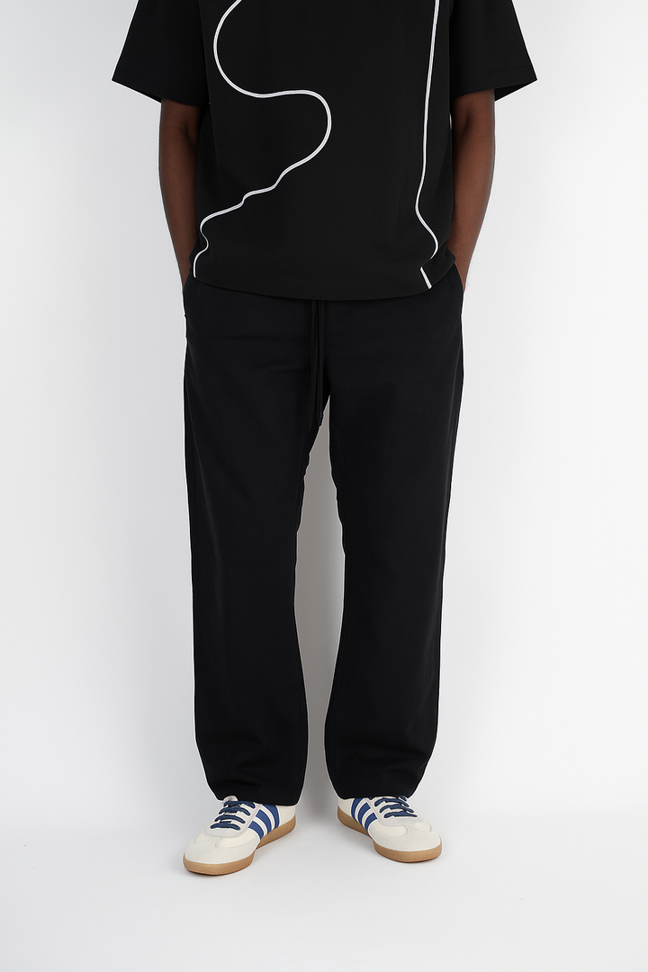 Artiemaster Cotton Sweatpants in Black