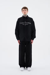 Machinist detachable Shirt in Black