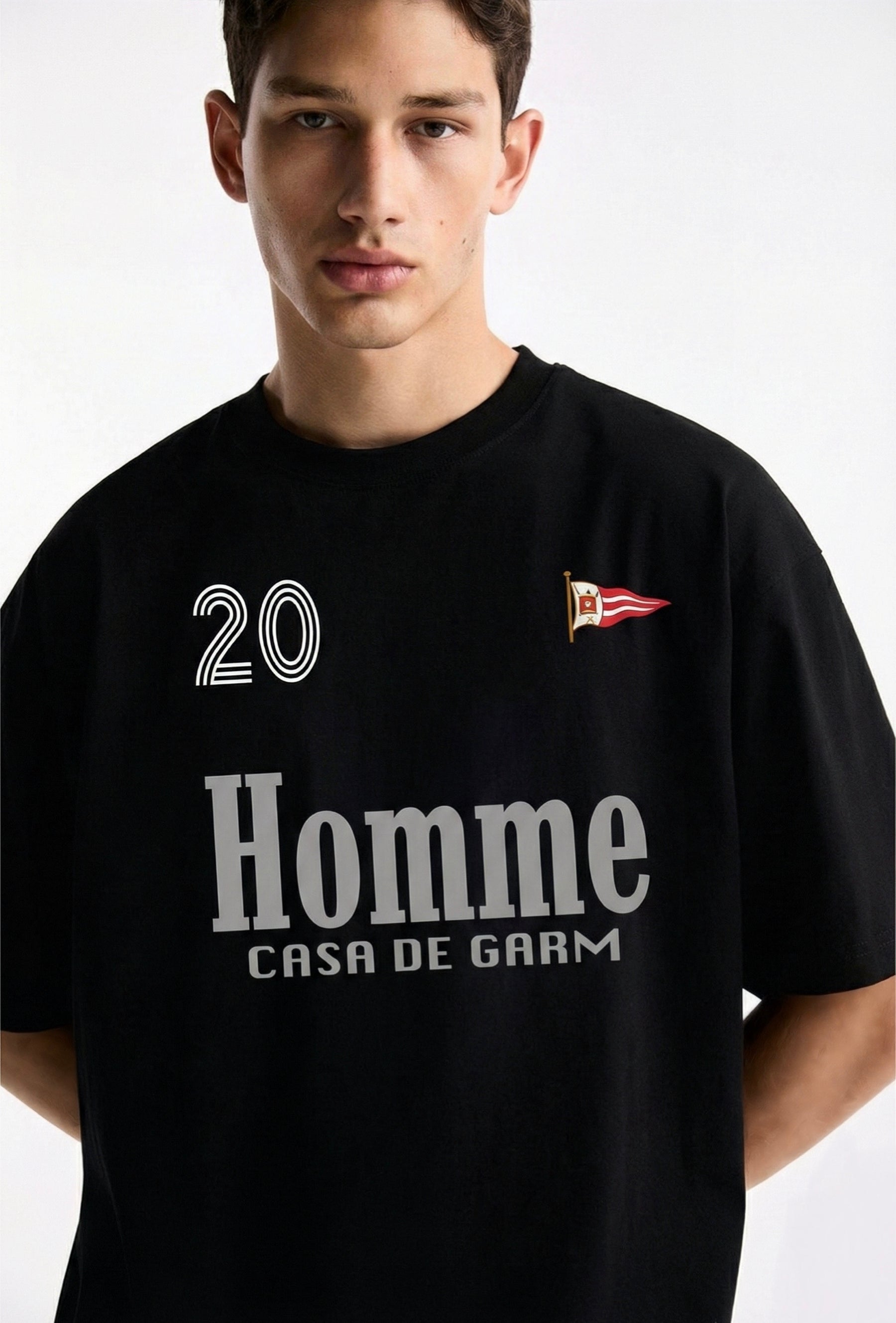 Garm Island Homme T-shirt in black
