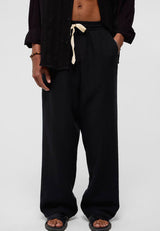 Essence of Life Linen Pants in Black