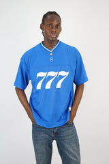 Vamos Premium League Mesh Jersey T-shirt in Blue